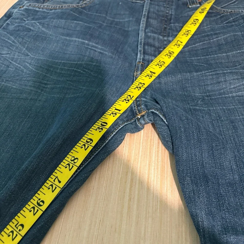 Levis 501 XX Jeans Mens 33X32 Button Fly Vinatge Y2K Western Straight Heel Drag